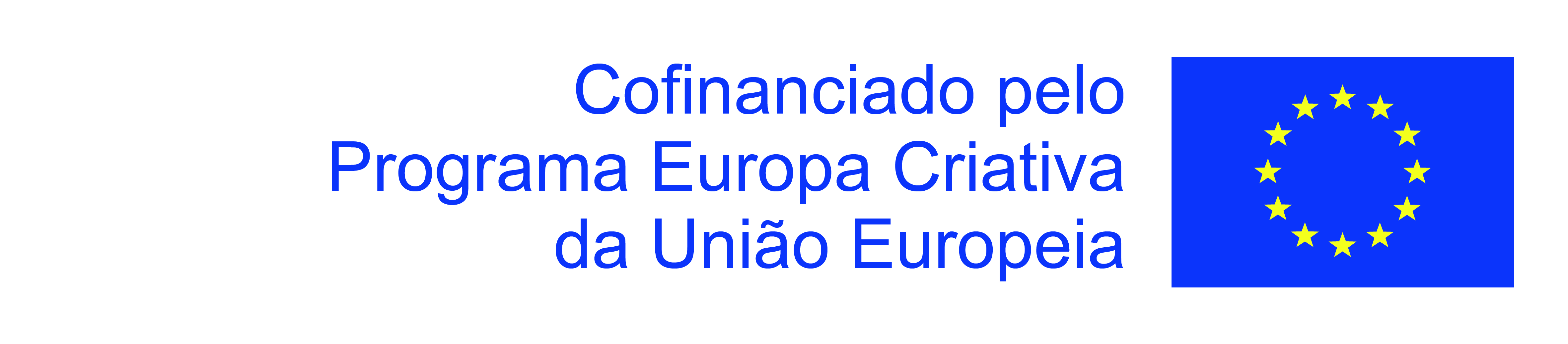 Logo - Cofinanciado pelo Programa Europa Criativa da União Europeia